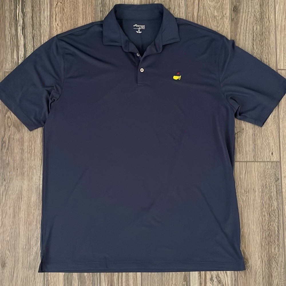 Navy Blue Masters Tech Polo Shirt